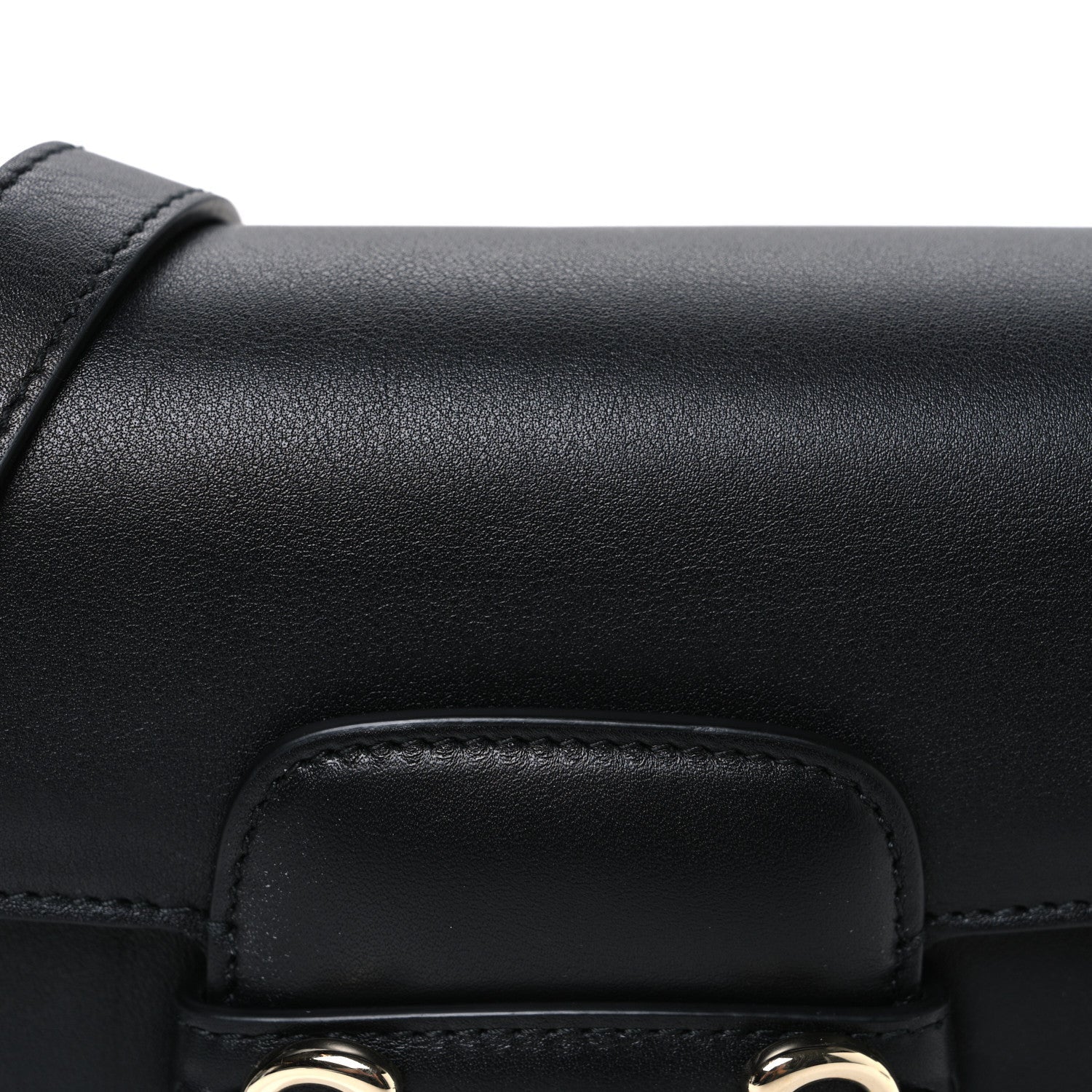 Gucci Arabella Calfskin Horsebit 1955 Shoulder Bag  Black