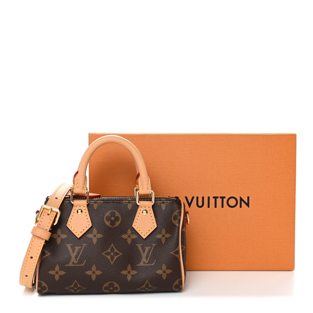 Louis Vuitton Monogram Nano Speedy Bandouliere