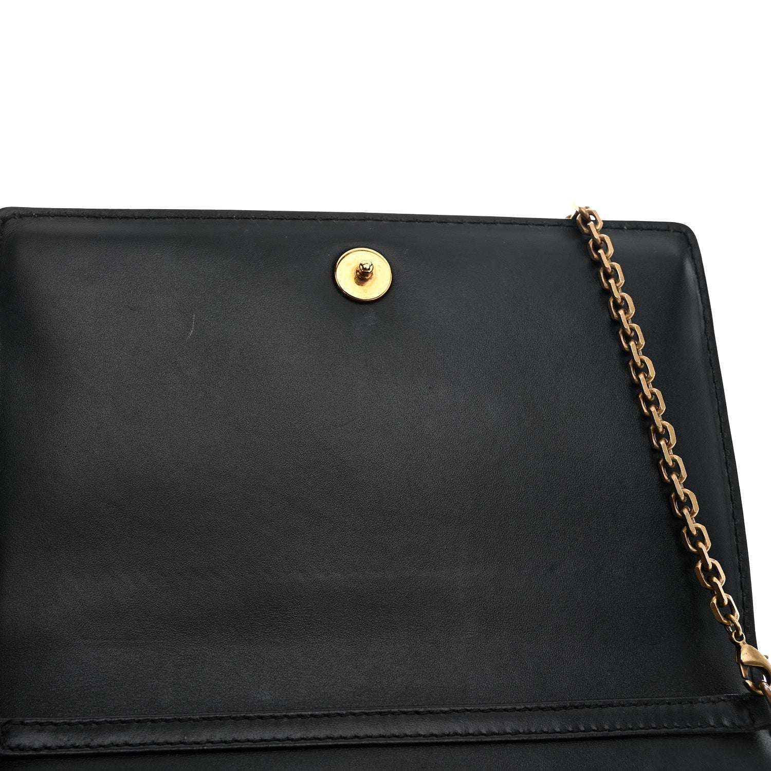 Christian Dior Calfskin J'Adior Wallet on Chain Pouch Black