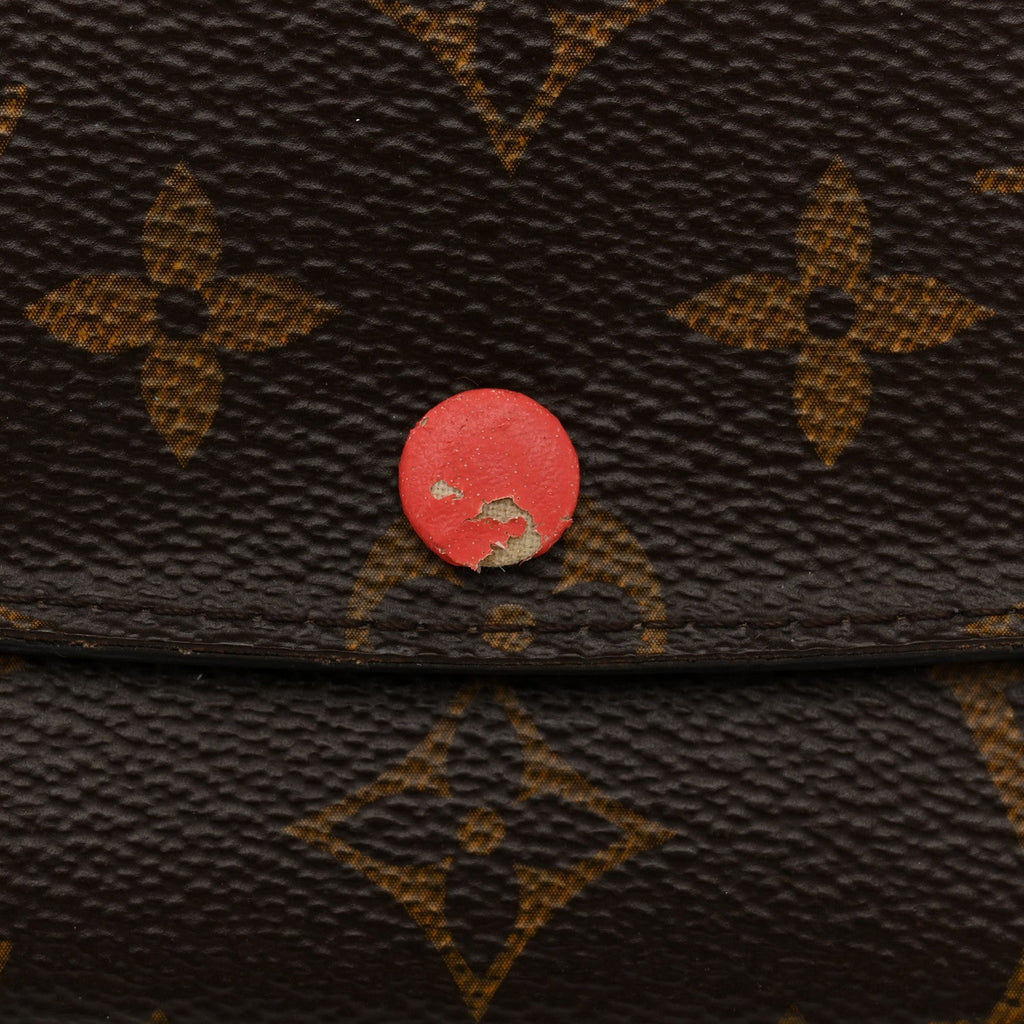 Louis Vuitton Monogram Emilie Wallet Poppy