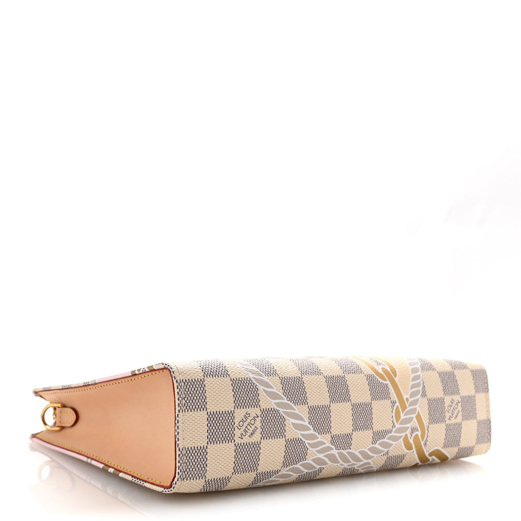 Louis Vuitton Damier Azur Nautical Toiletry Pouch On Chain