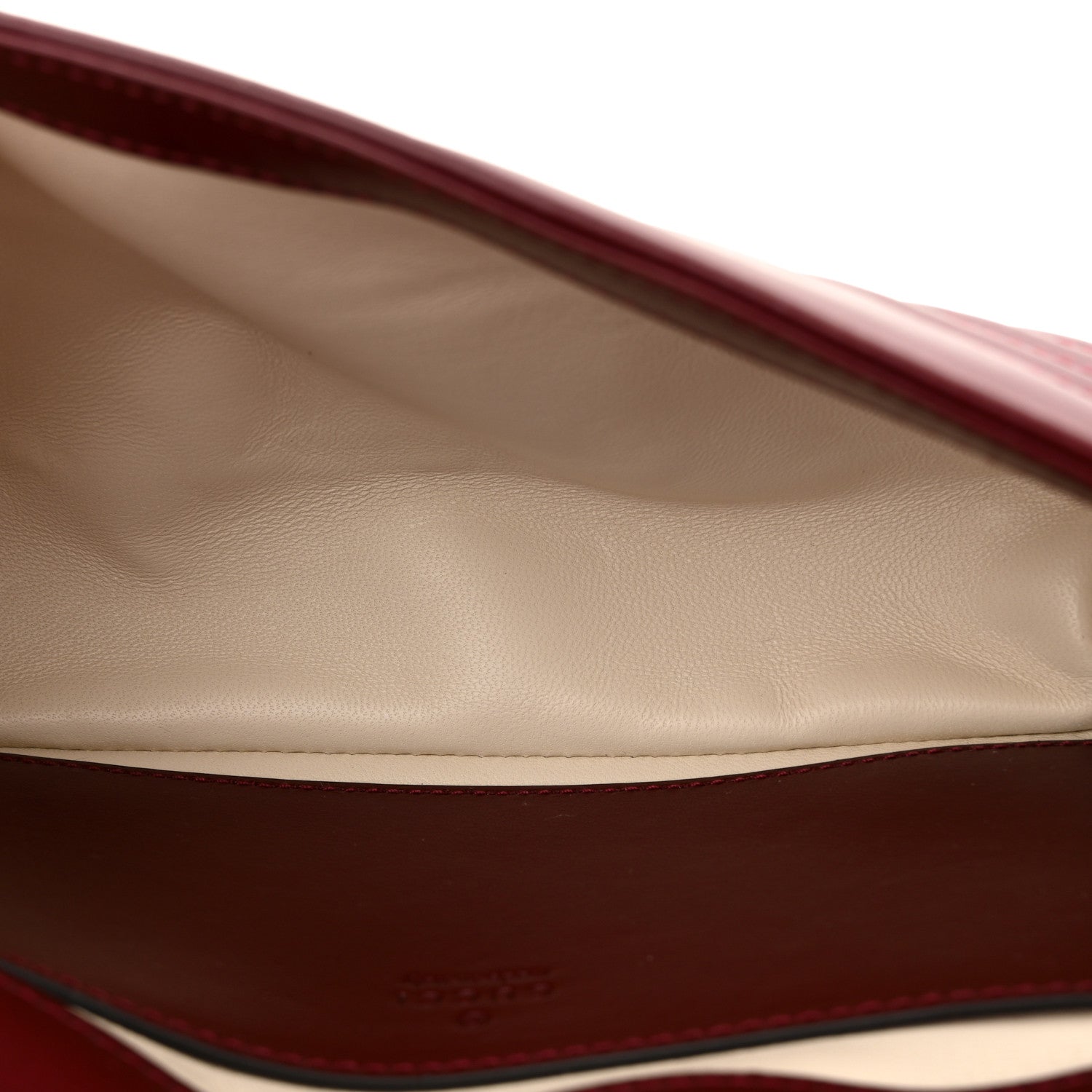 Gucci Calfskin Matelasse Mini GG Marmont Shoulder Bag Rosso Ancora