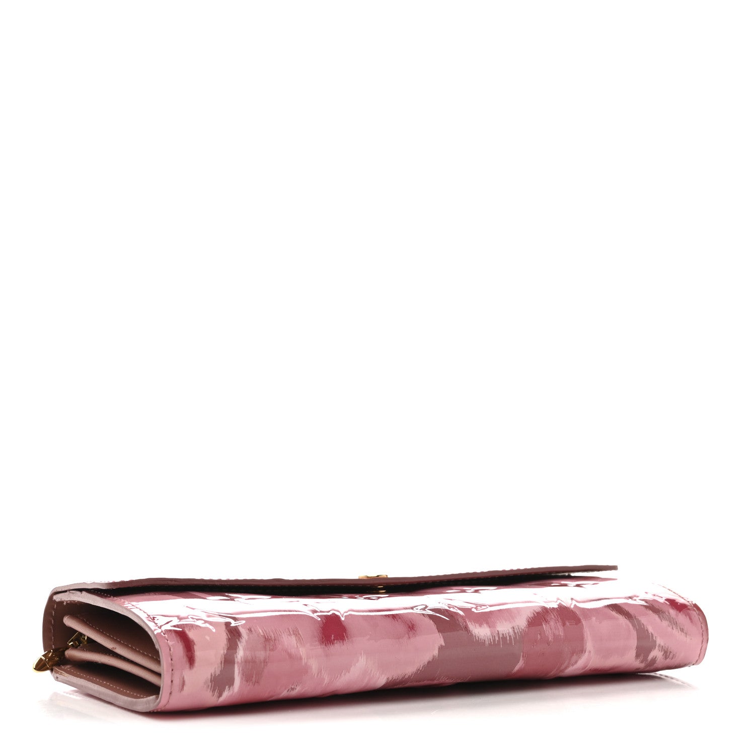 Louis Vuitton Vernis Ikat Sarah Wallet Rose Velours