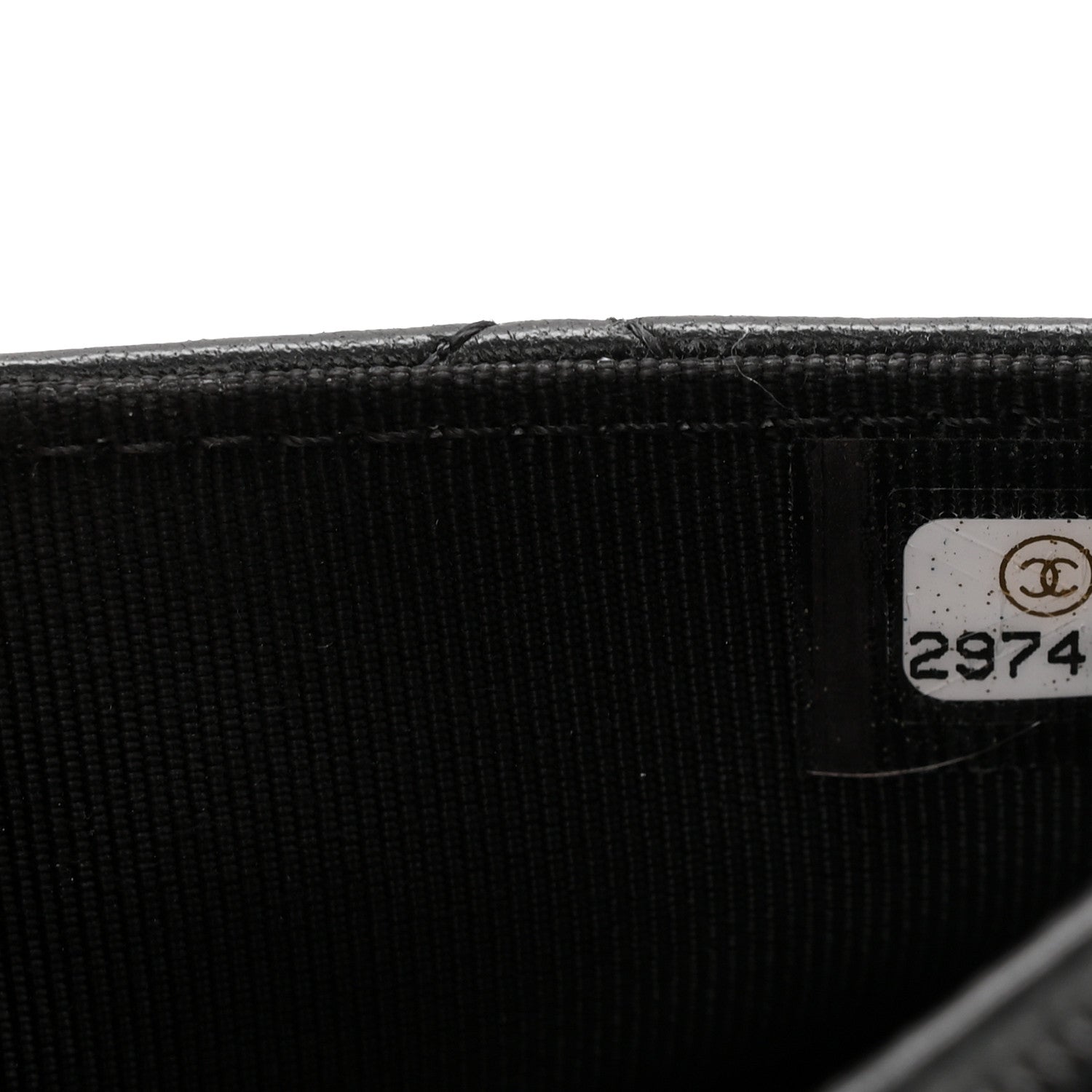 Chanel Lambskin Quilted Wallet On Chain WOC Black
