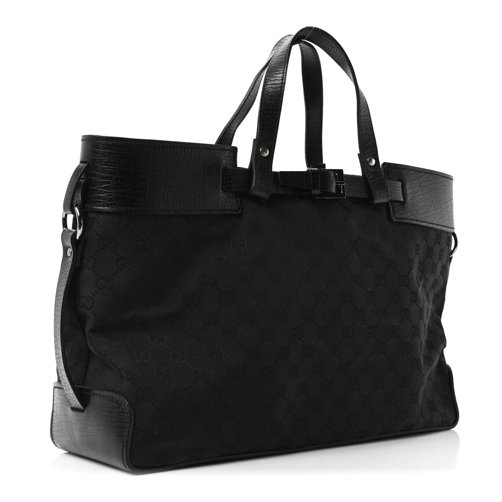 Gucci Monogram Large Tote Black