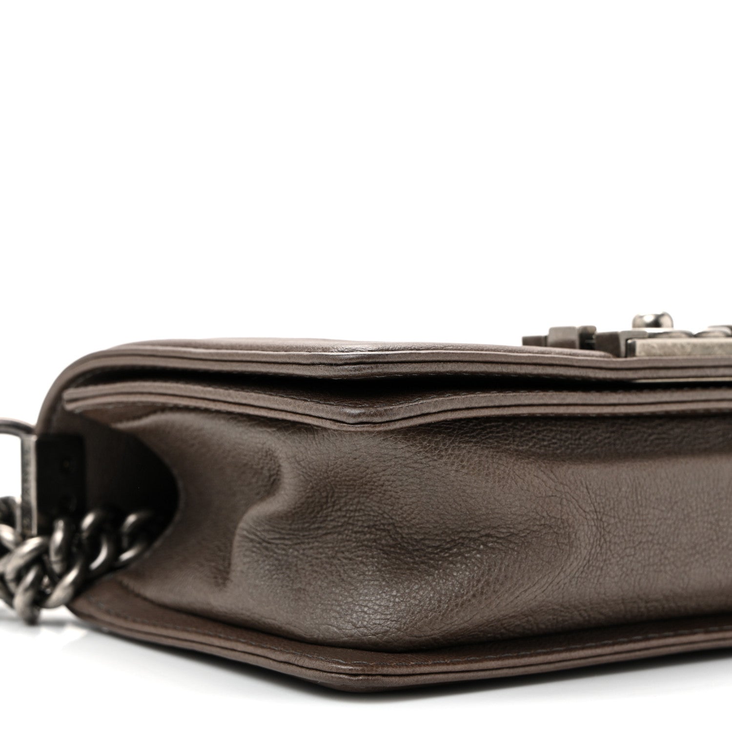 Chanel Caviar Quilted Small Boy Flap Dark Brown