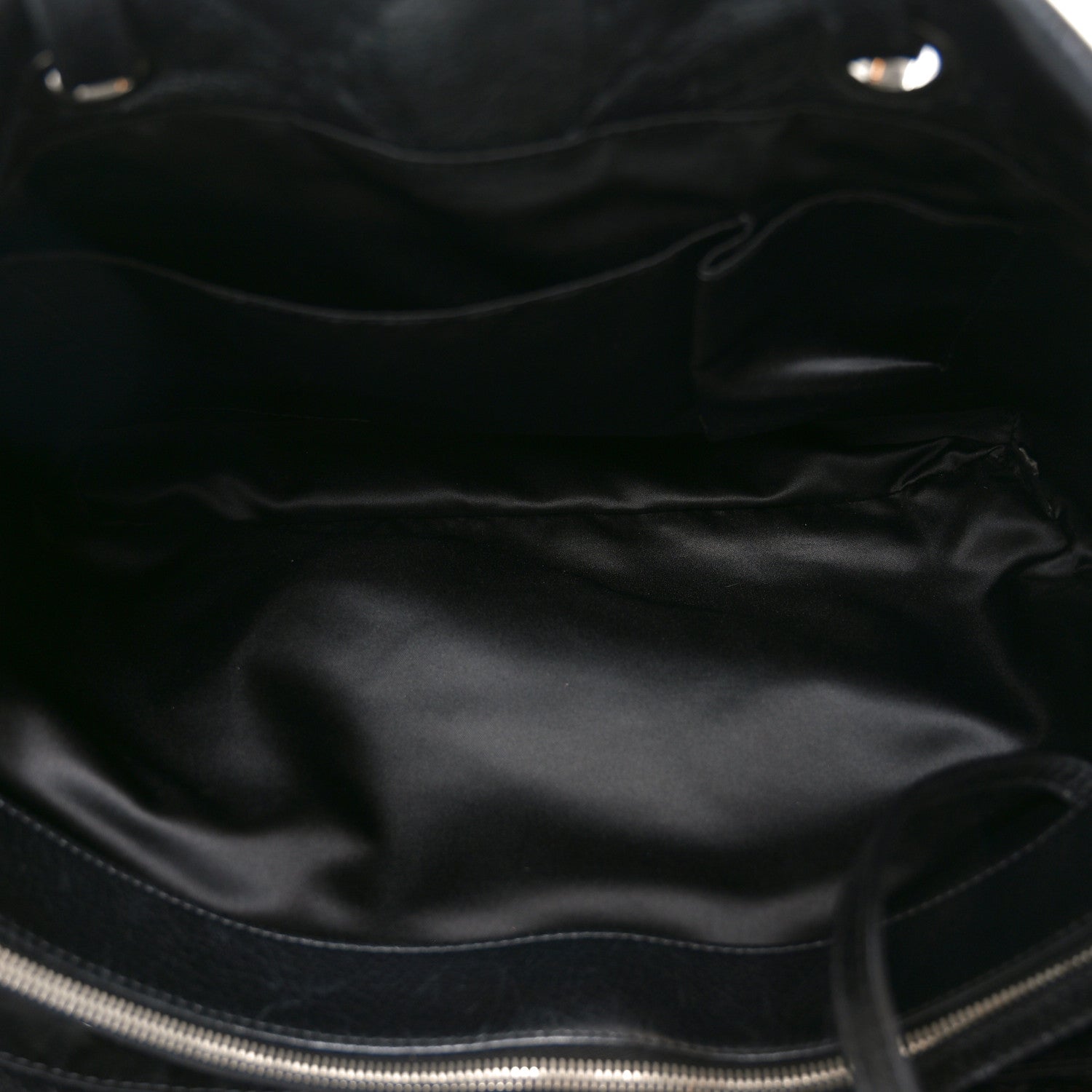 Chanel Glazed Calfskin Large On The Road Tote Black