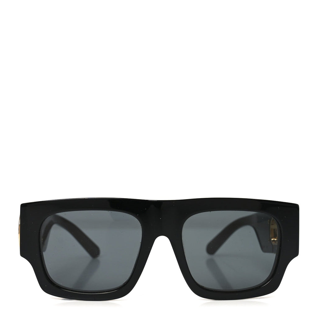 Louis Vuitton Acetate LV Link Square Sunglasses Z1478W Black
