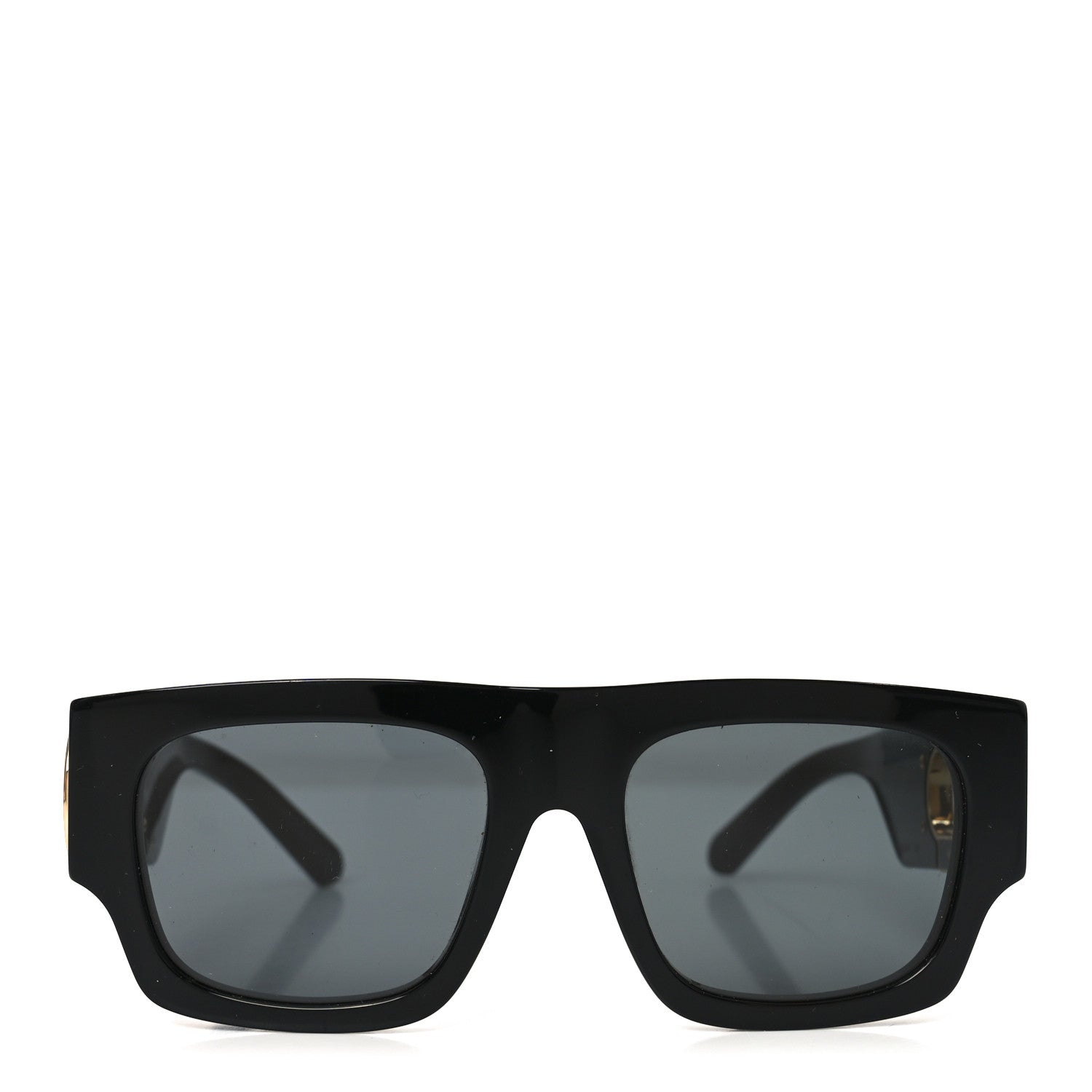 Louis Vuitton Acetate LV Link Square Sunglasses Z1478W Black
