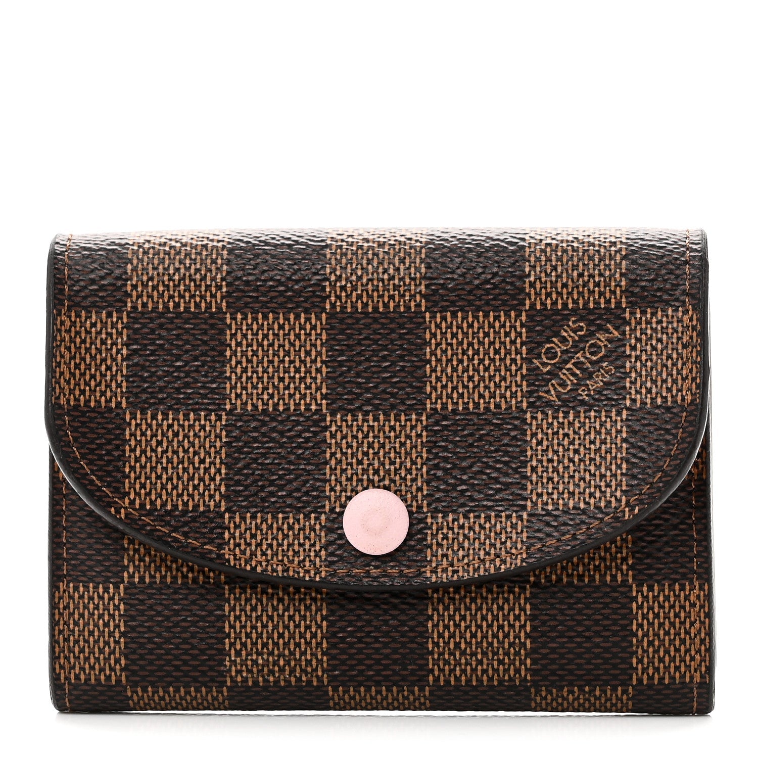Louis Vuitton Damier Ebene Rosalie Coin Purse Rose Ballerine