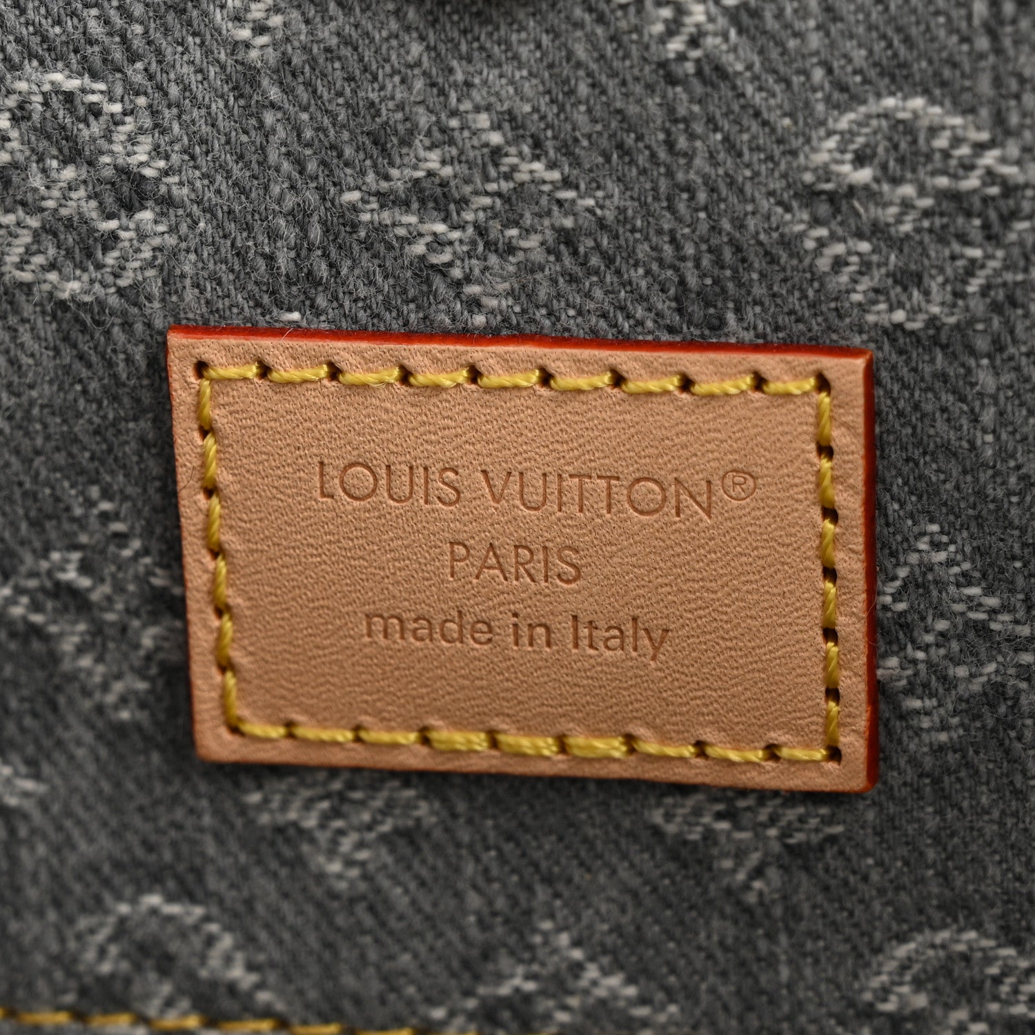 Louis Vuitton Monogram Denim CarryAll MM Washed Grey