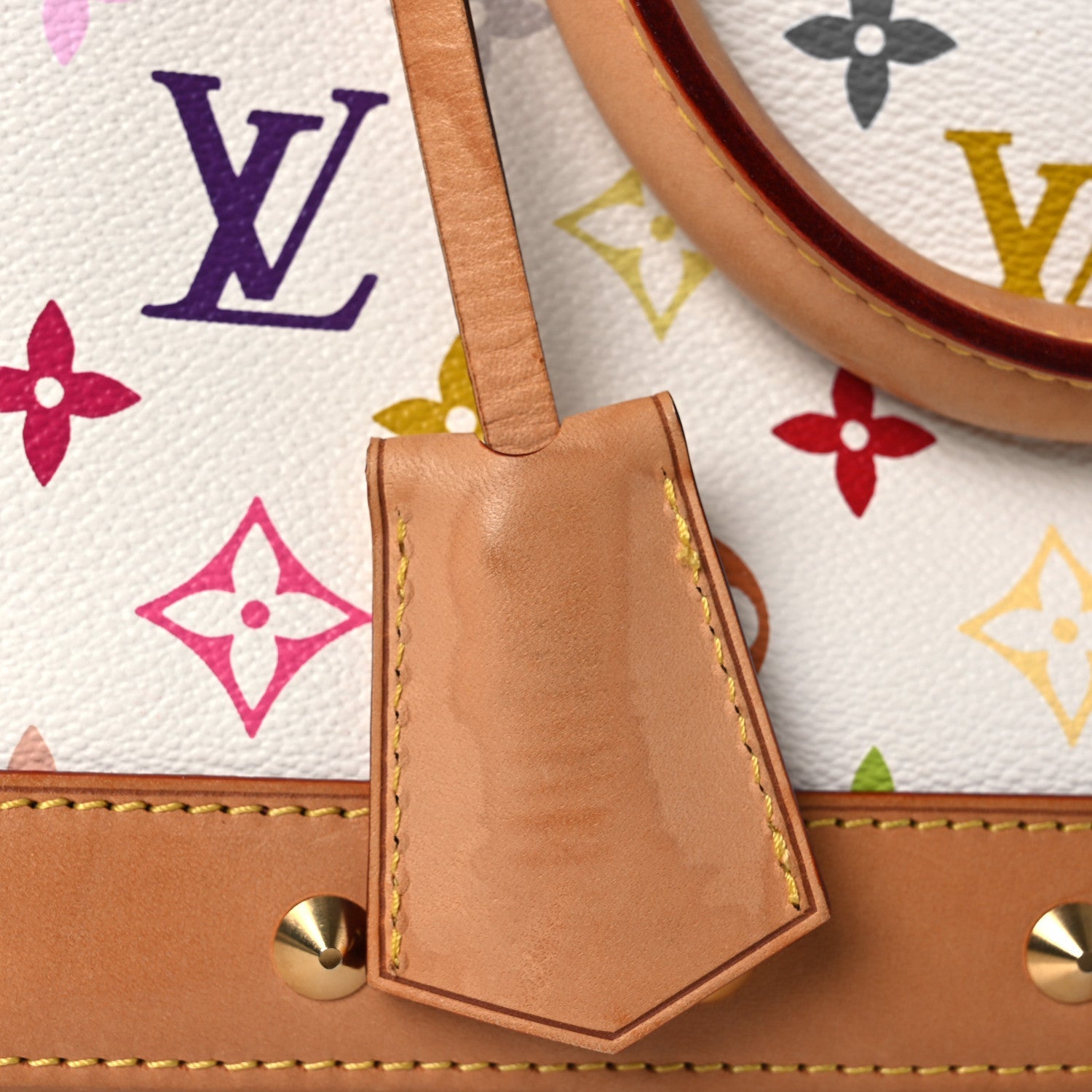 Louis Vuitton Monogram Multicolor Alma PM White