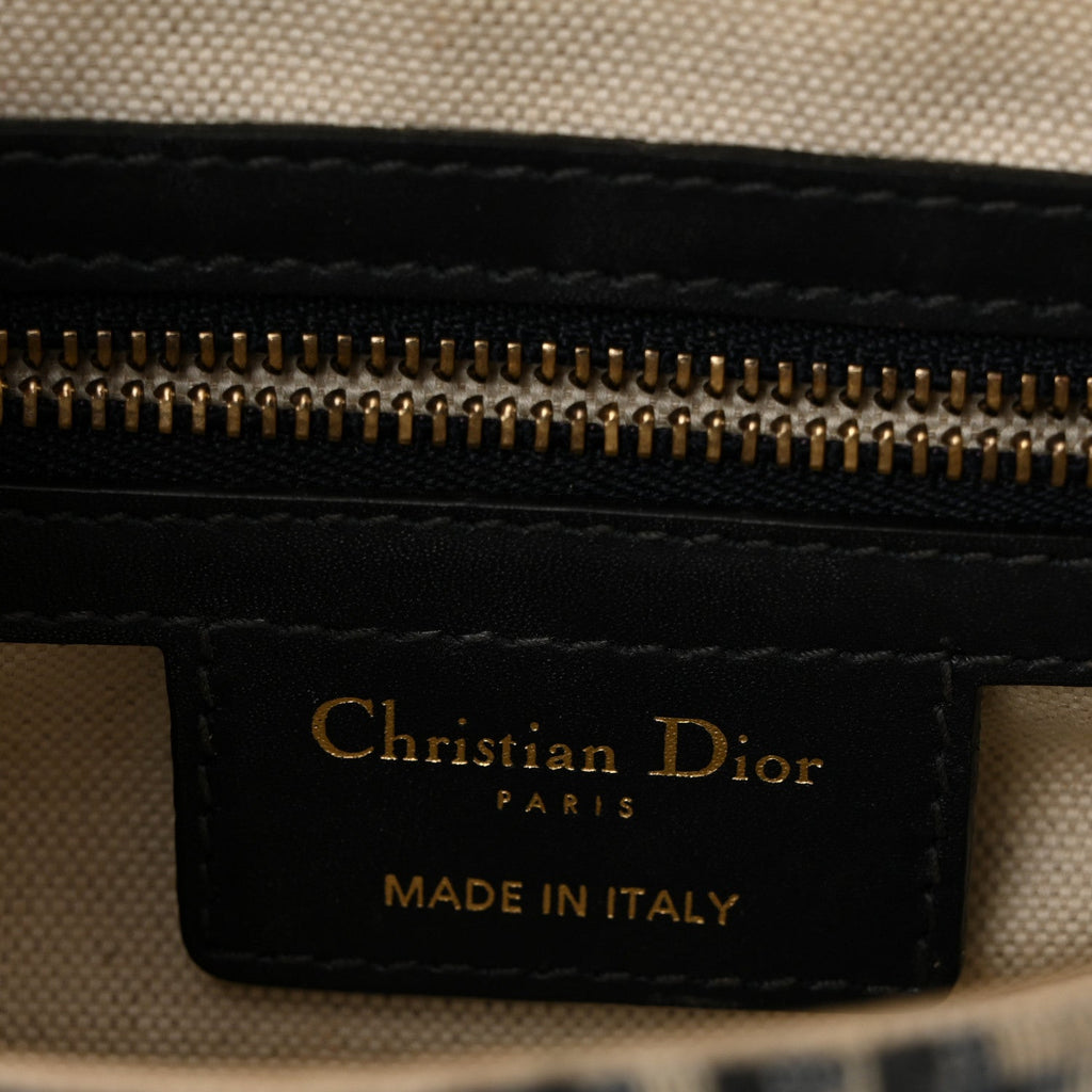 Christian Dior Oblique Saddle Bag Blue