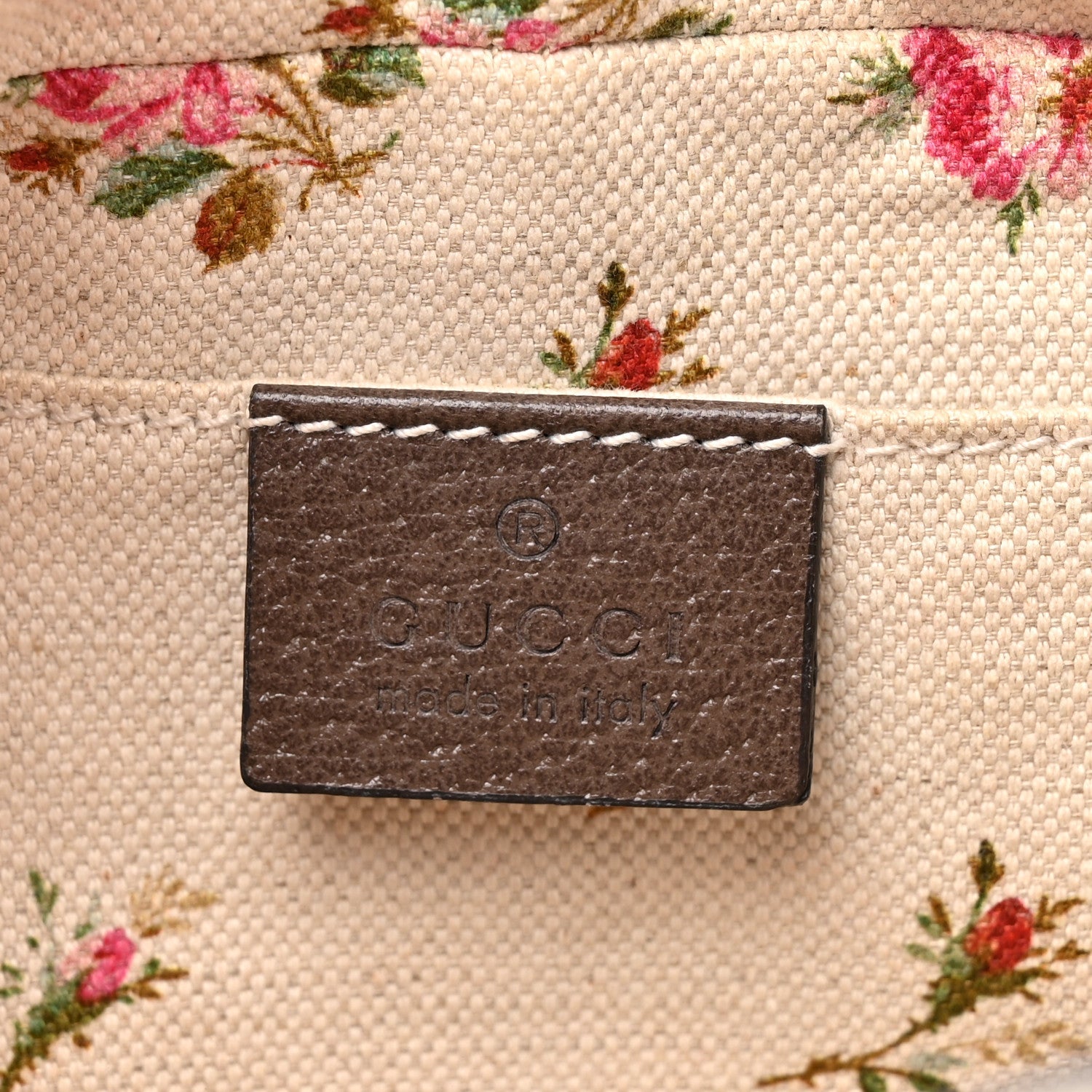 Gucci GG Supreme Monogram Web Neo Vintage Shoulder Bag Beige New Acero Crop