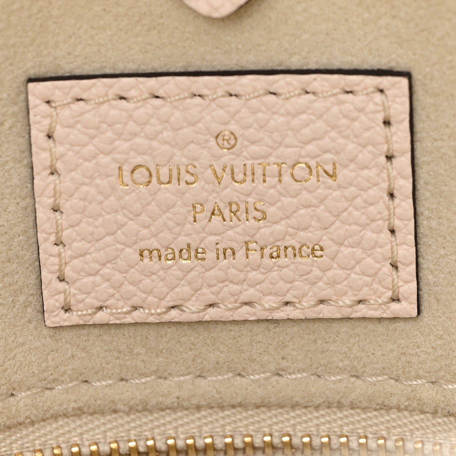 Louis Vuitton Empreinte Monogram Giant By The Pool Onthego MM Cream Saffron