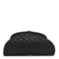 Chanel Caviar Quilted Timeless Clutch Black