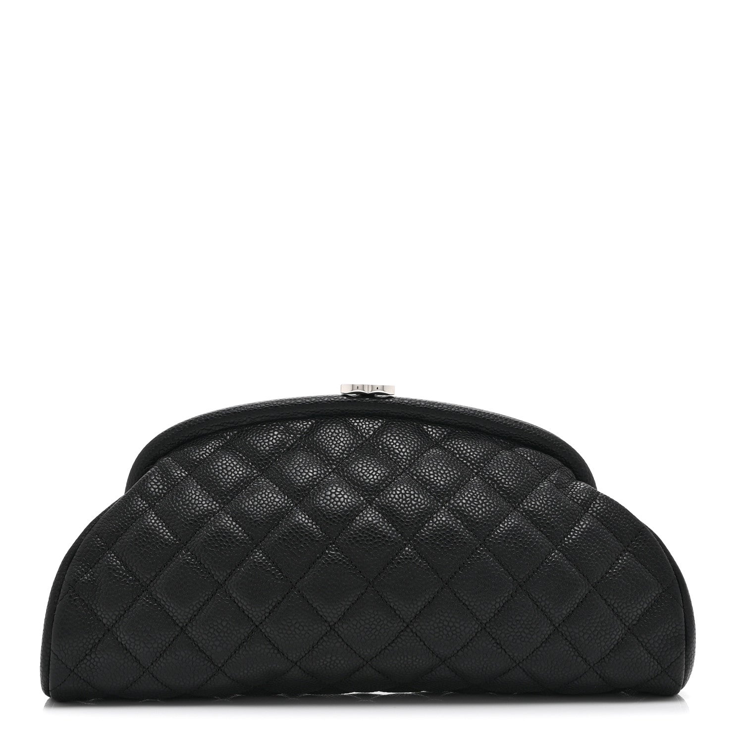 Chanel Caviar Quilted Timeless Clutch Black
