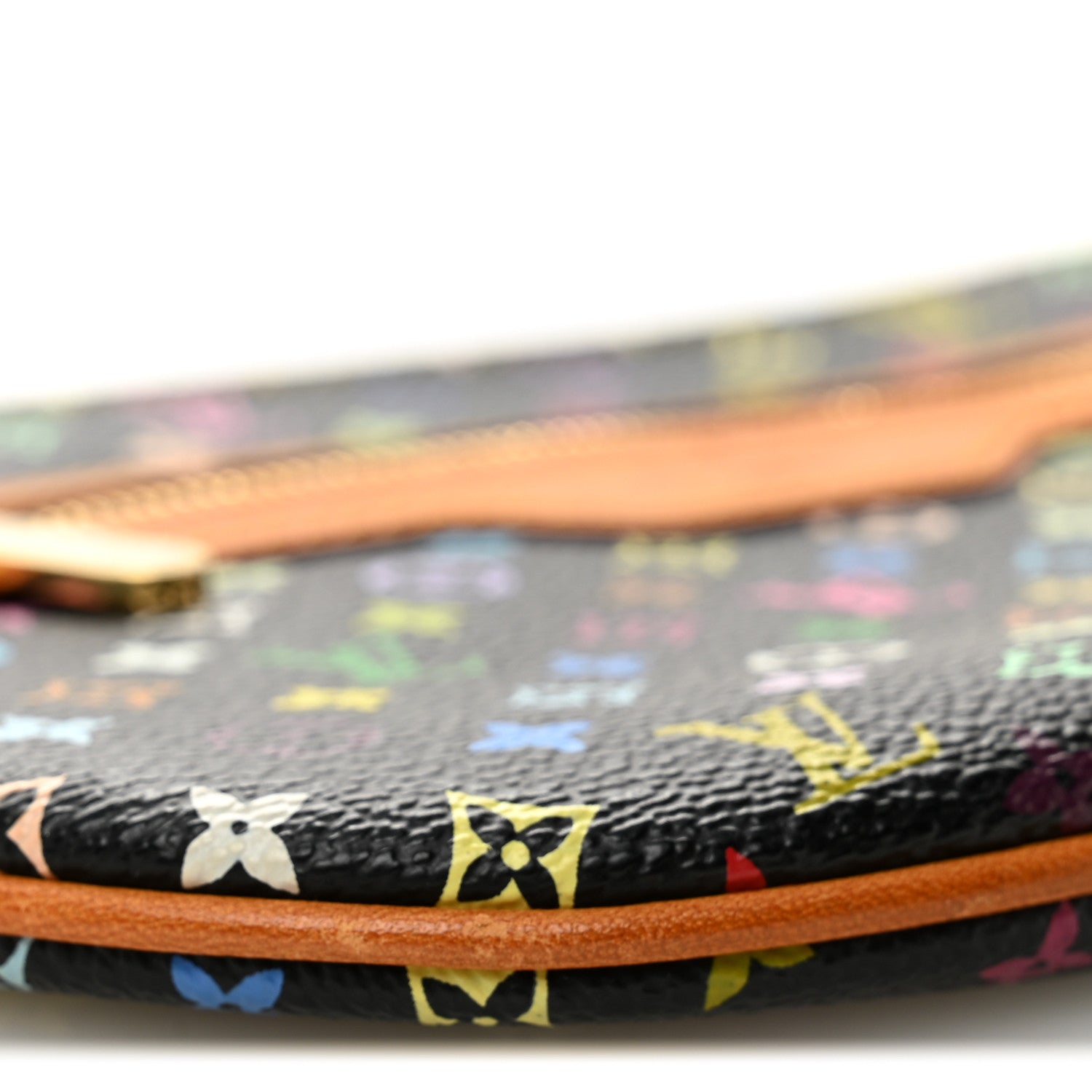 Louis Vuitton Monogram Multicolor Pochette Plate GM Black