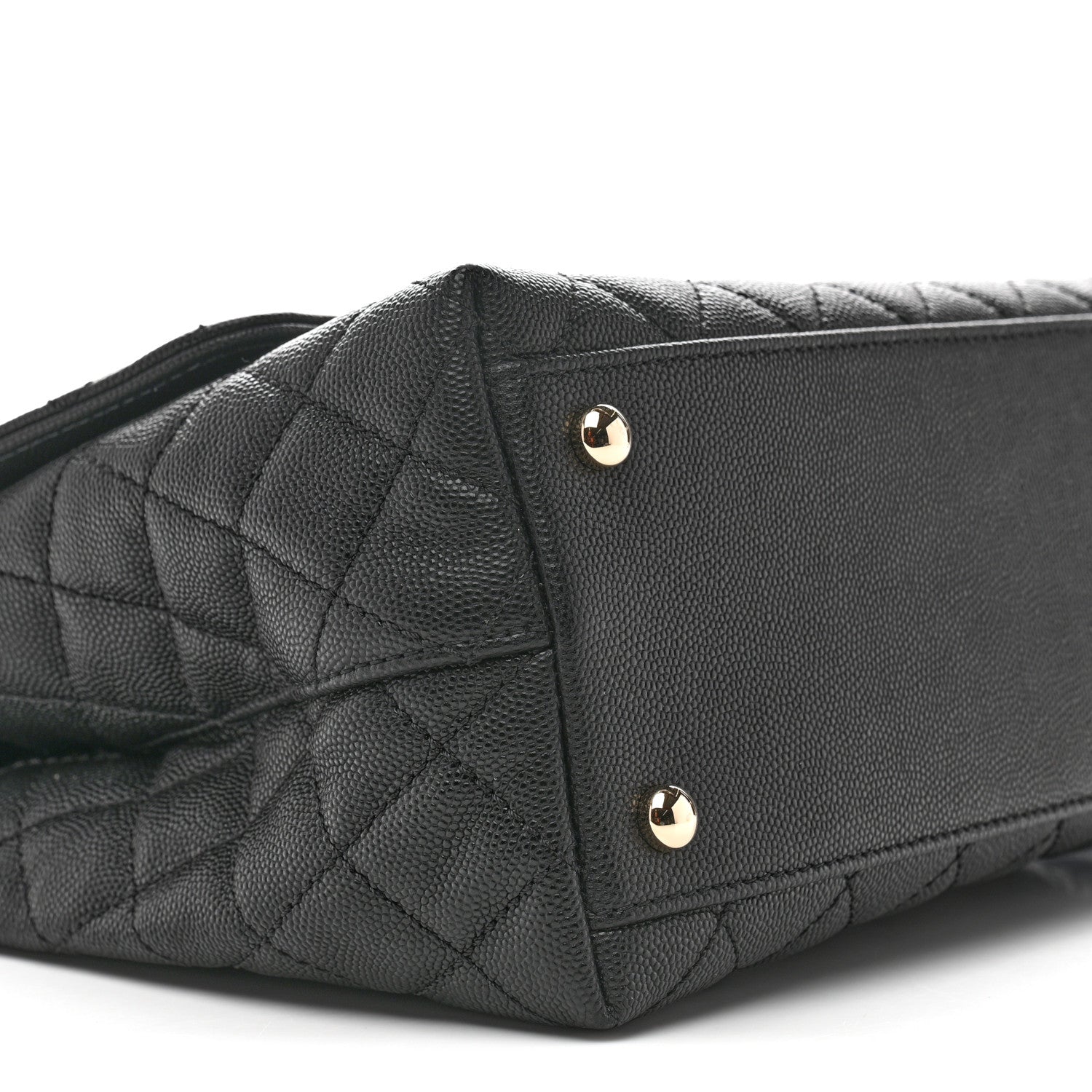 Chanel Caviar Quilted Small Coco Handle Flap Black