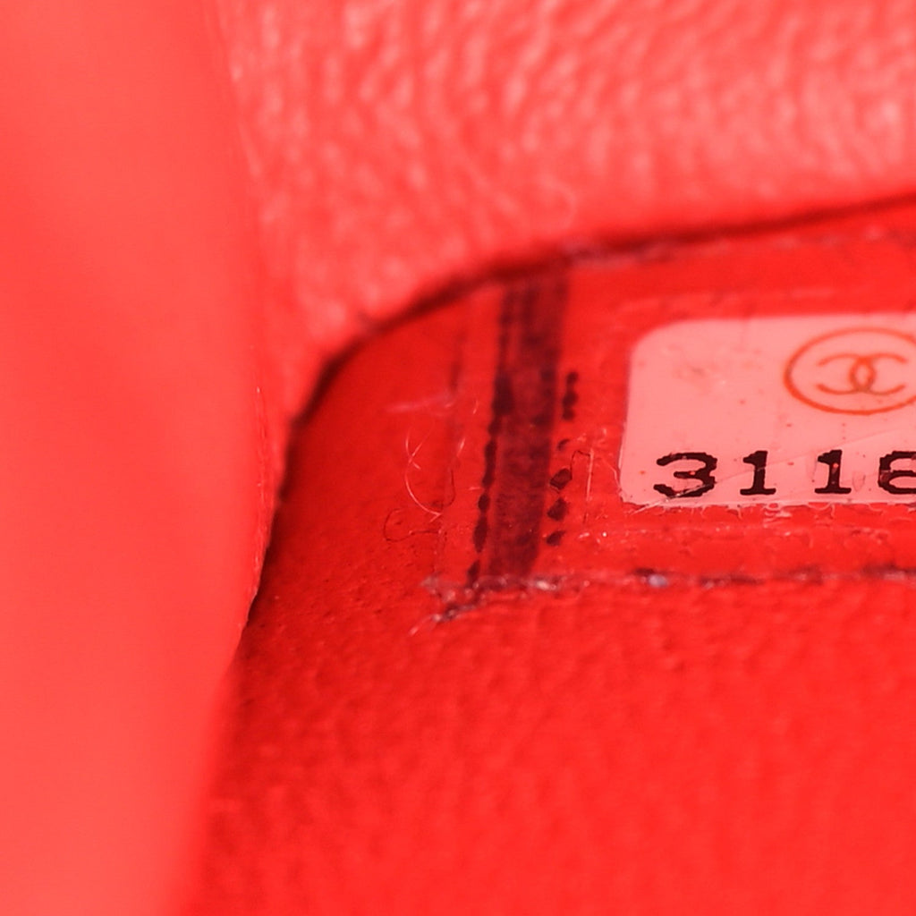 Chanel Caviar Quilted Mini Sweet Classic Flap Red