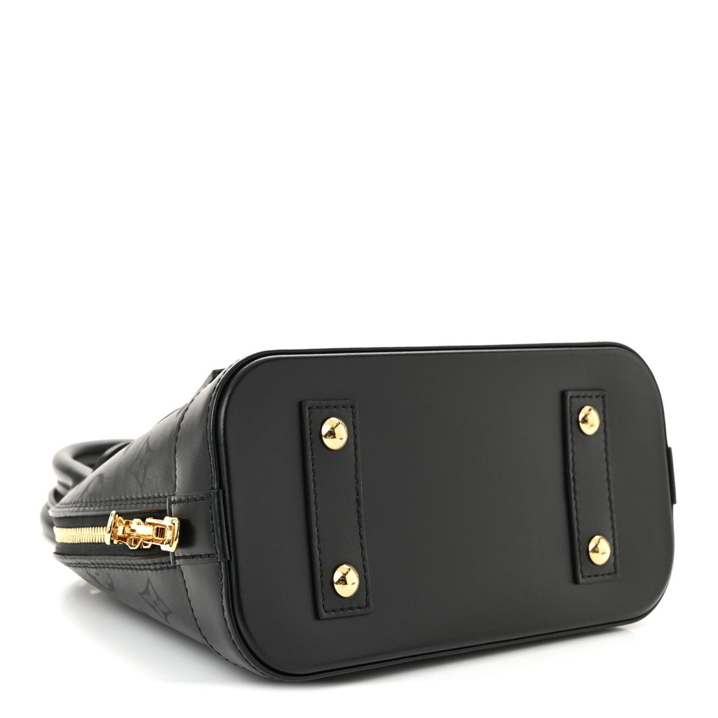 Louis Vuitton Monogram Ink Alma BB Black