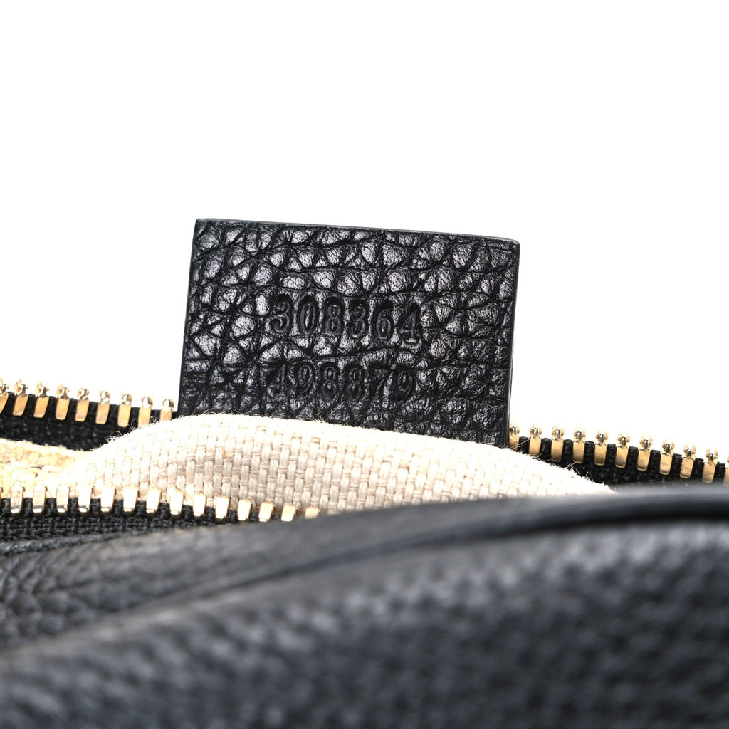 Gucci Pebbled Calfskin Small Soho Disco Bag Black