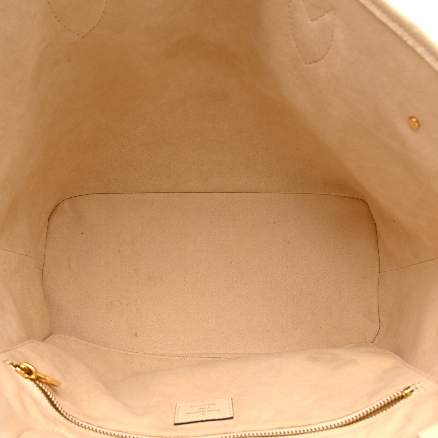 Louis Vuitton Empreinte Monogram Giant Neverfull MM Cream