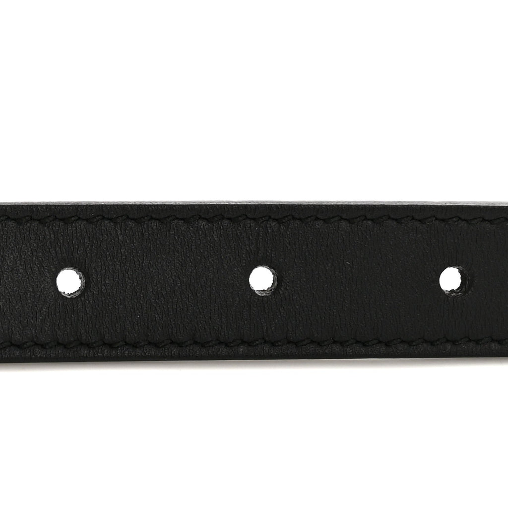 Gucci Calfskin Double G 20mm Belt 80 32 Black