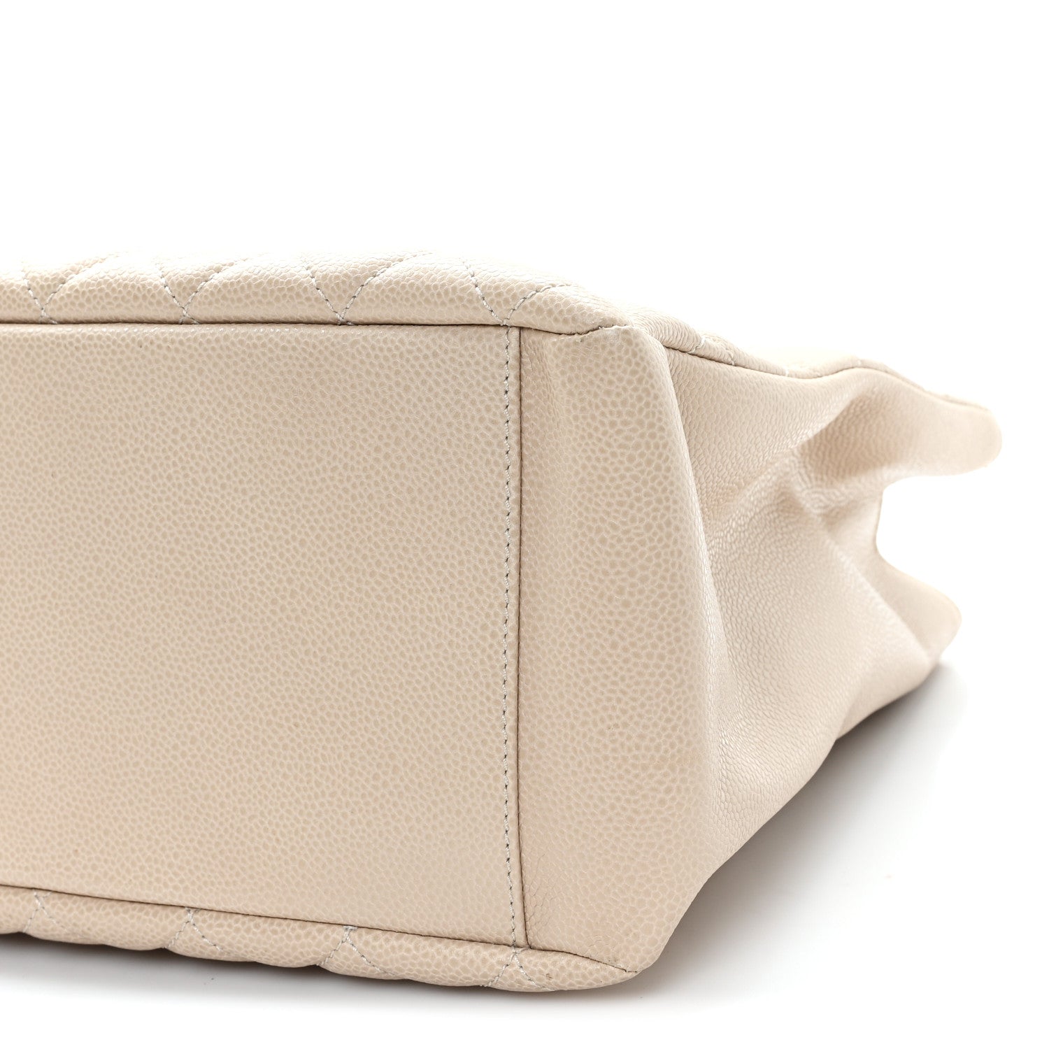 Chanel Caviar Quilted Grand Shopping Tote GST Beige