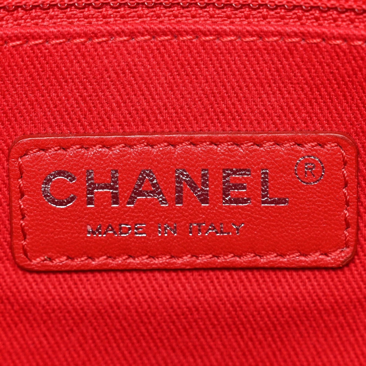 Chanel Suede Quilted Whipstitch Flap Red
