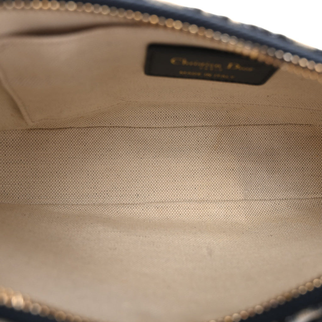 Christian Dior Oblique CD Lounge Bag Blue