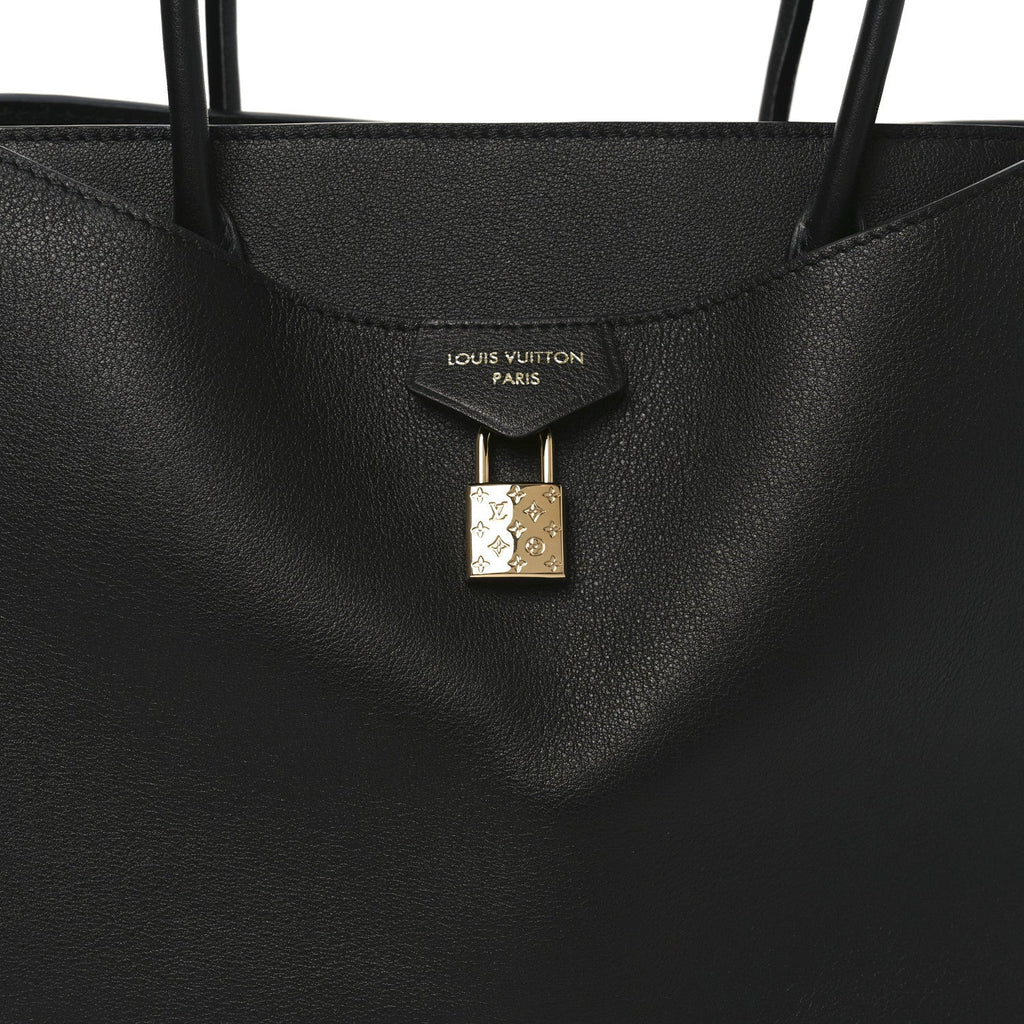 Louis Vuitton Calfskin Vendome MM Black