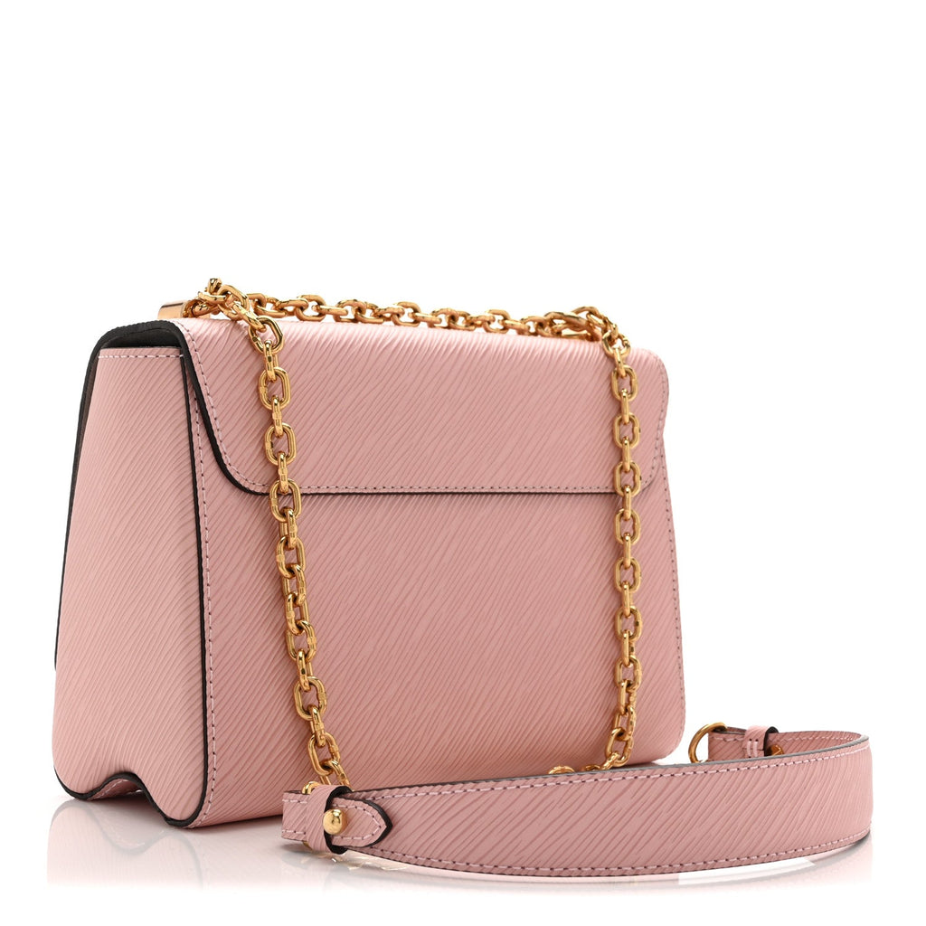 Louis Vuitton Epi Couture’s Flower Twist Shoulder Bag MM Rose Ballerine