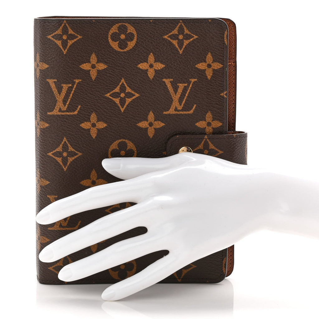 Louis Vuitton Monogram Medium Ring Agenda Cover