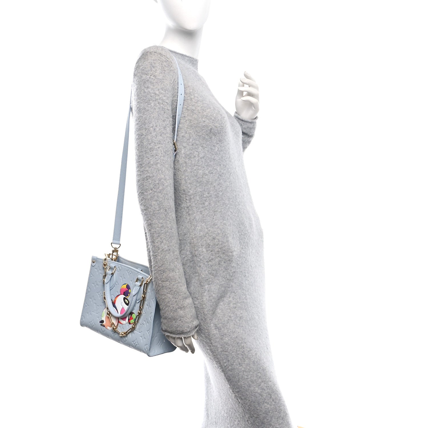 Louis Vuitton LV X TM Empreinte Monogram Superflat Onthego PM Washed Blue