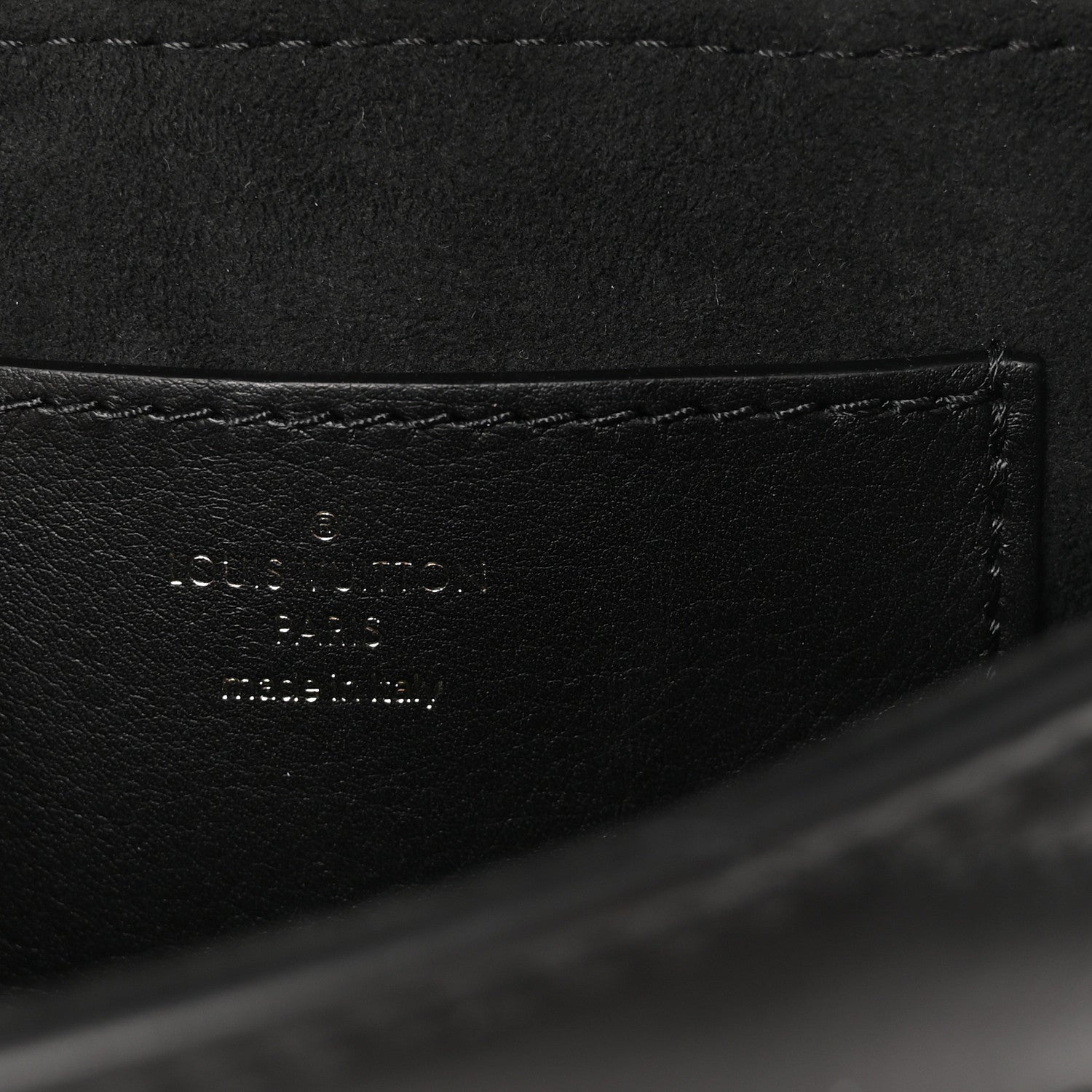 Louis Vuitton Calfskin New Wave Multi Pochette Black