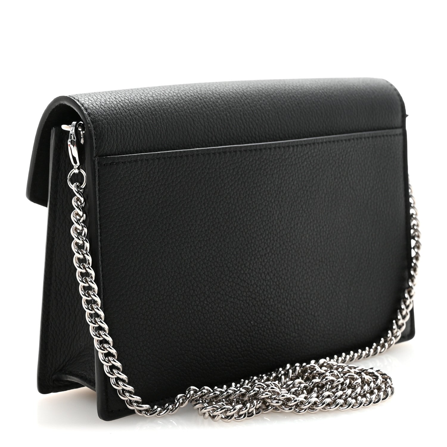 Louis Vuitton Soft Calfskin My Lockme Chain Pochette Black