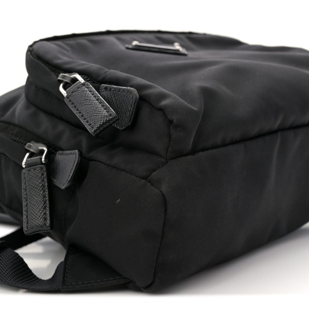 Prada Tessuto Nylon Montagna Harness Bag Black
