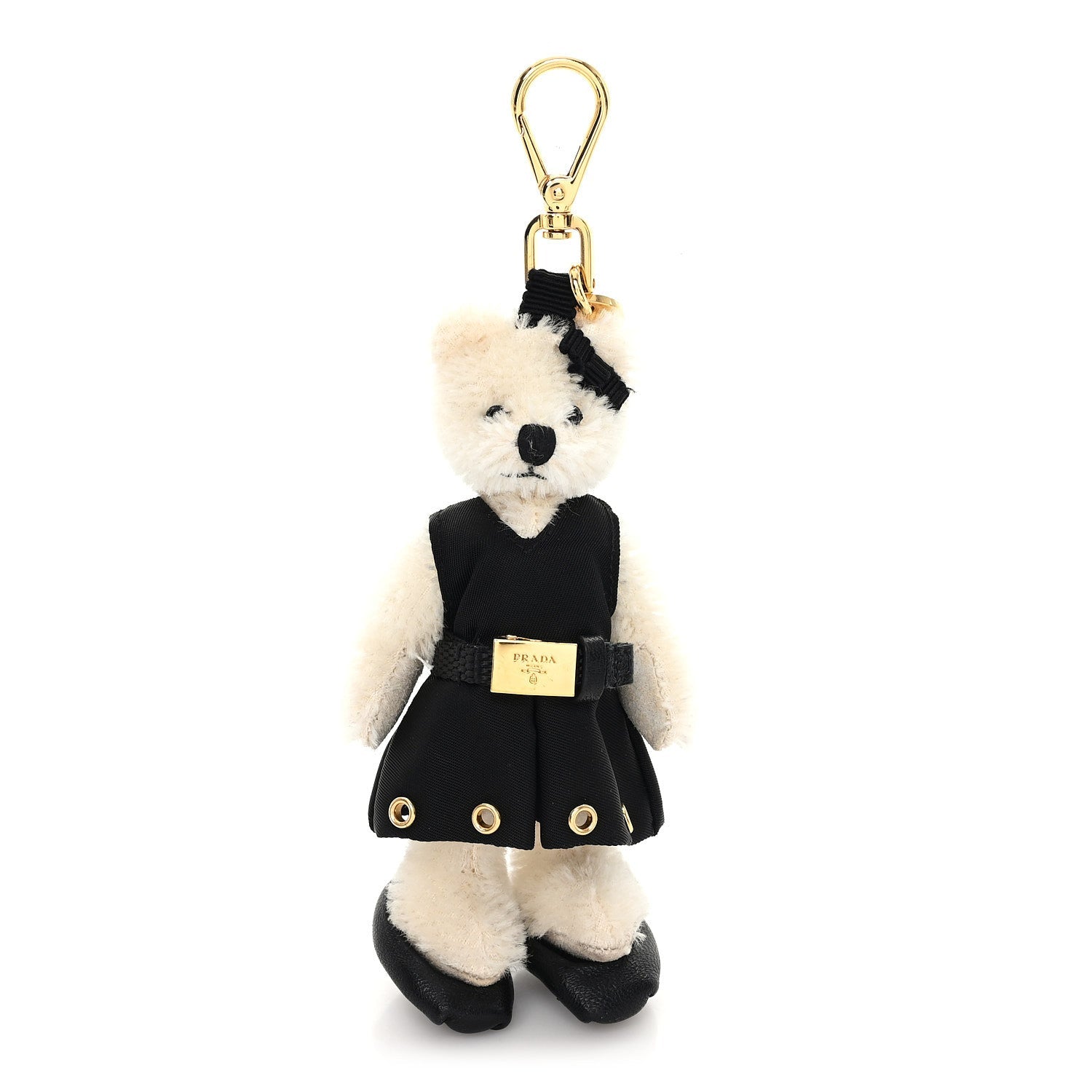 Prada Marlene Teddy Bear Keychain Charm