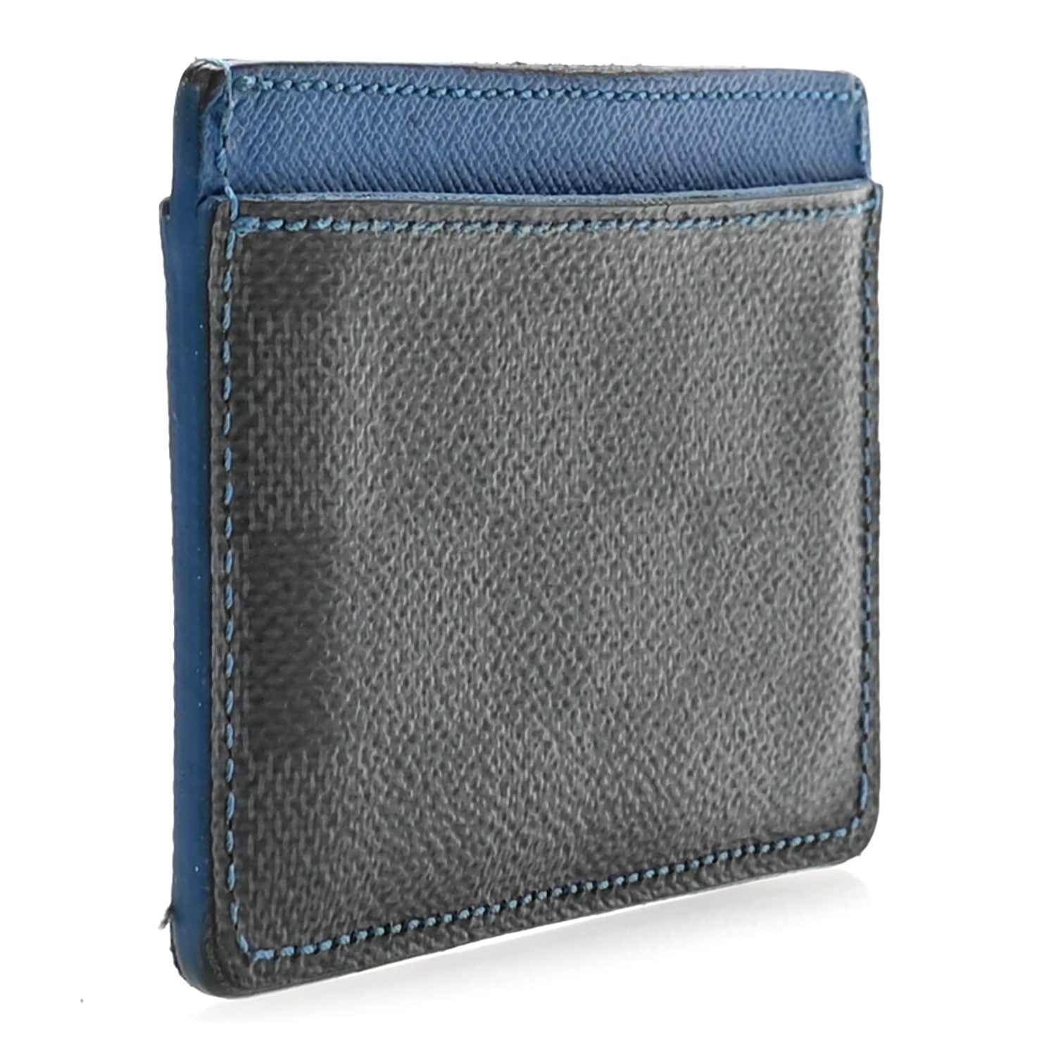 Louis Vuitton Damier Graphite Card Holder Blue