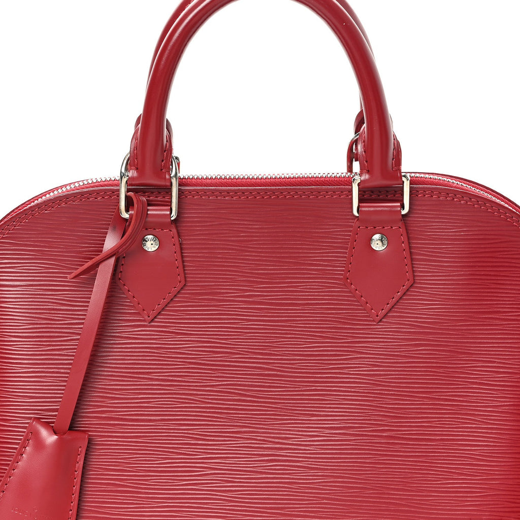 Louis Vuitton Epi Alma PM Castillan Red