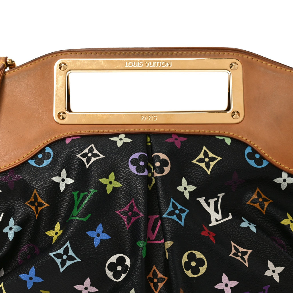 Louis Vuitton Monogram Multicolor Judy MM Black
