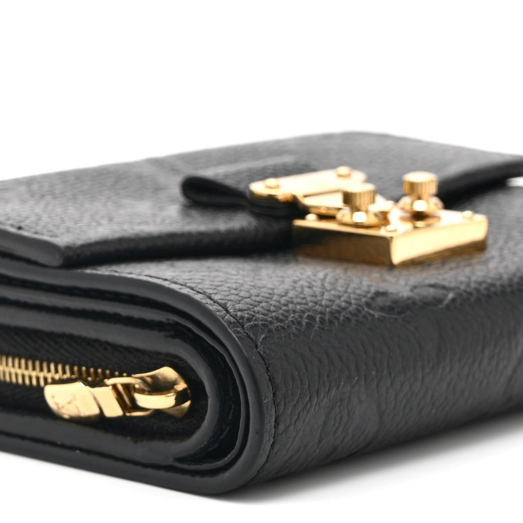 Louis Vuitton Empreinte Metis Compact Wallet Black
