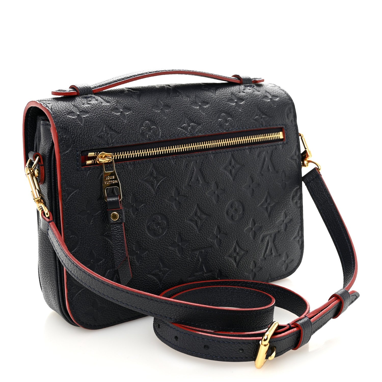 Louis Vuitton Empreinte Pochette Metis Marine Rouge