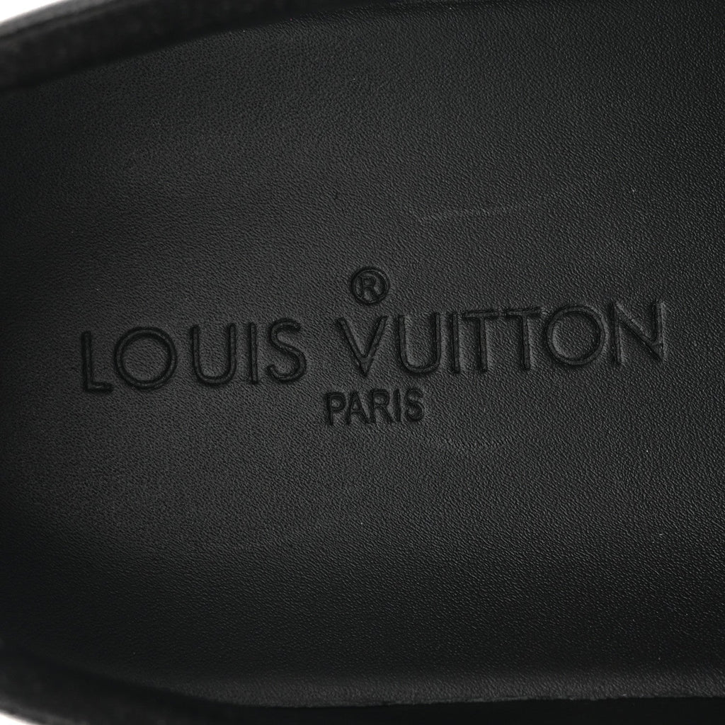 Louis Vuitton Calfskin Mens Cosmos Sneakers 8 Black