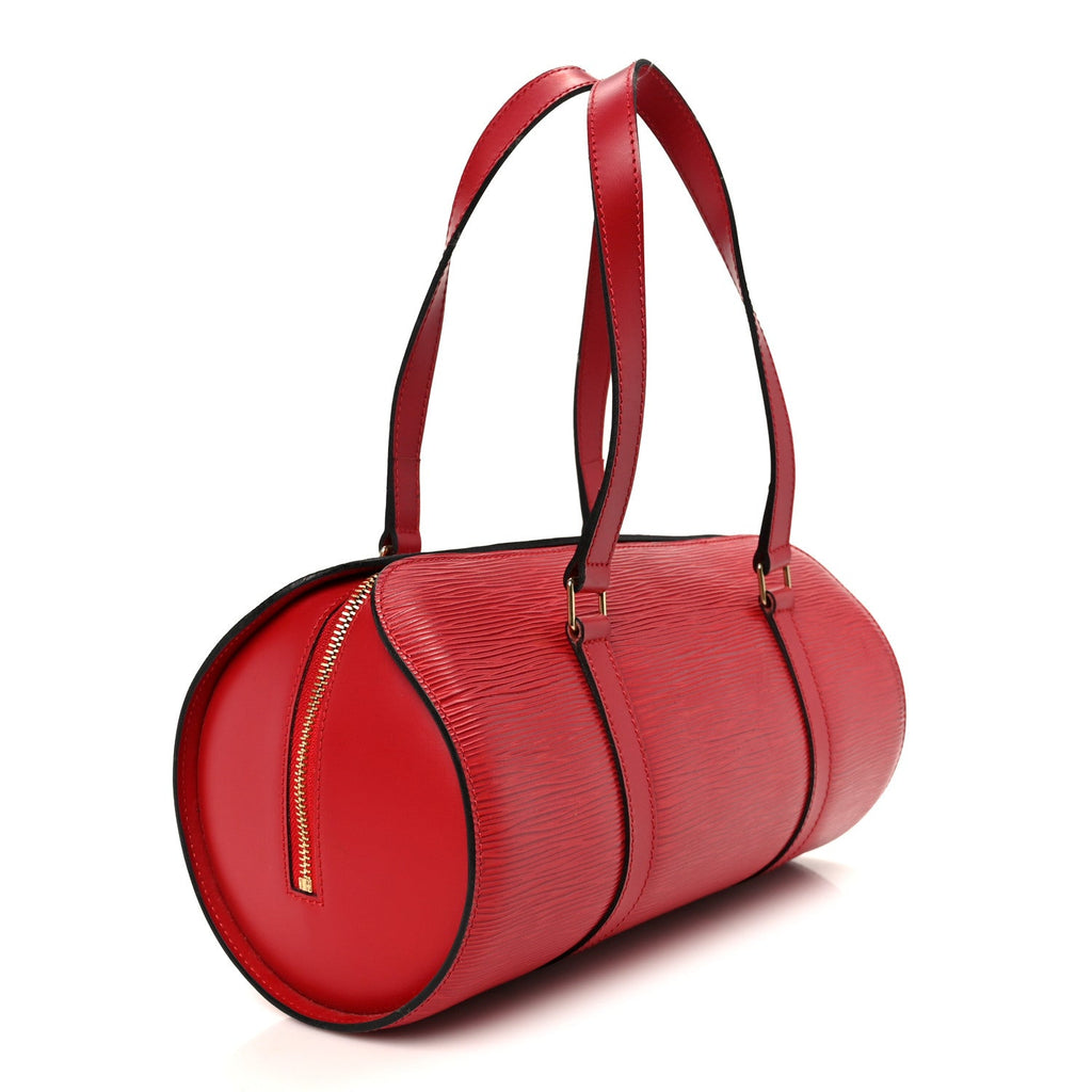 Louis Vuitton Epi Soufflot Castillan Red