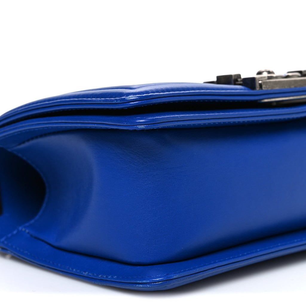 Chanel Galuchat Stingray Small Boy Flap Blue