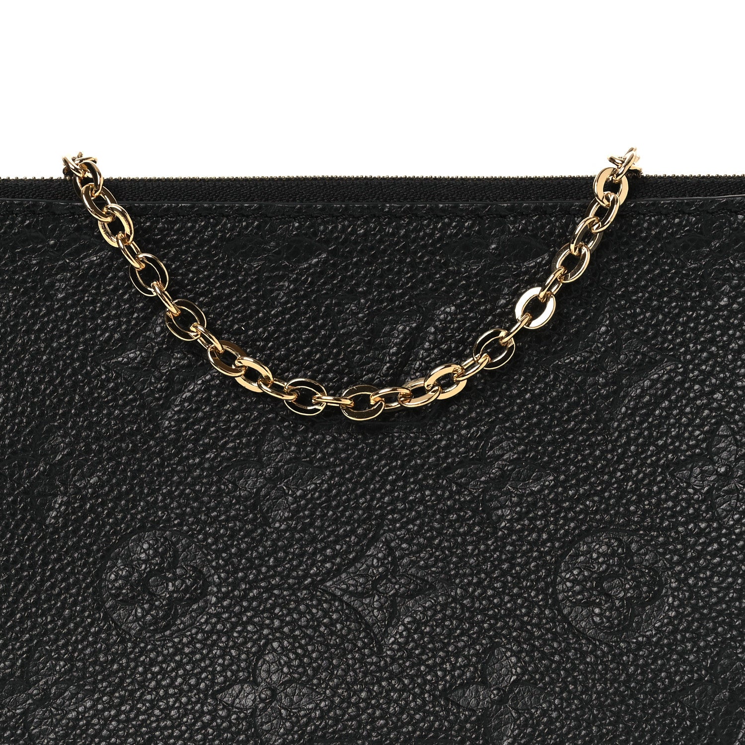Louis Vuitton Empreinte Double Zip Pochette Black