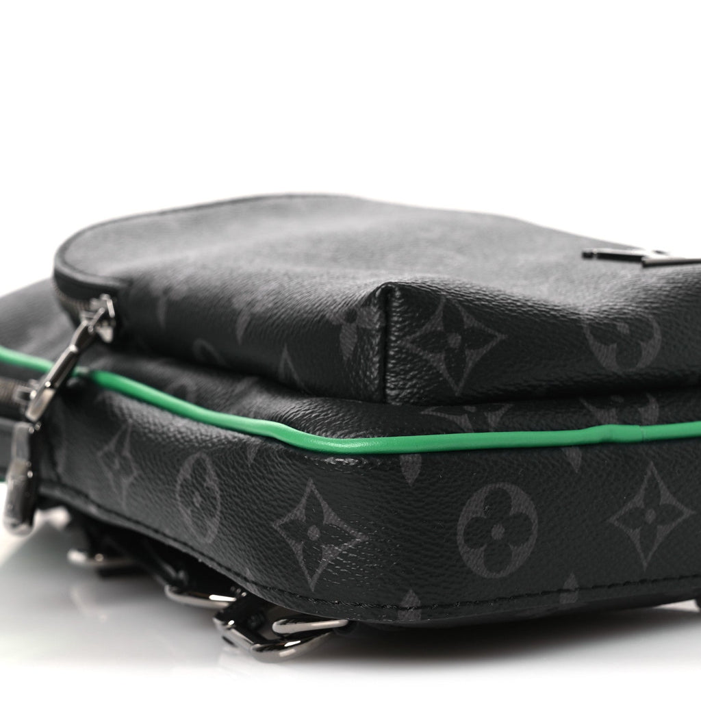 Louis Vuitton Monogram Eclipse Avenue Slingbag PM  Bamboo Green