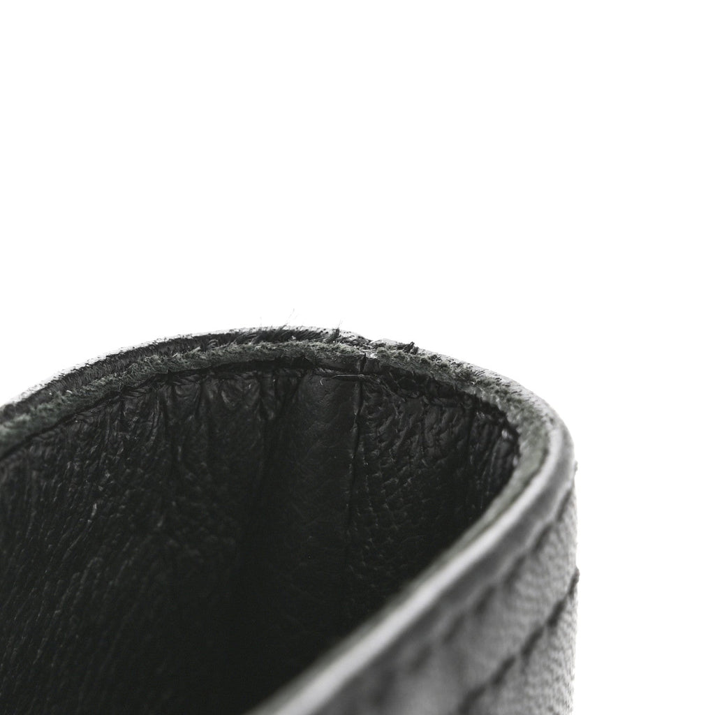 Calfskin Chain Lace Up Boots 36.5 Black